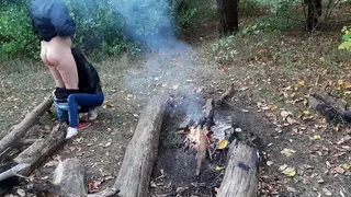 She licks my pussy in public for all to see