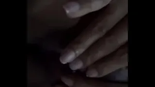 Wet Asian pussy play