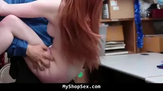Shoplifting Teen By Cop