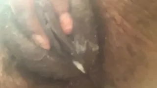 Creamy from my fingers