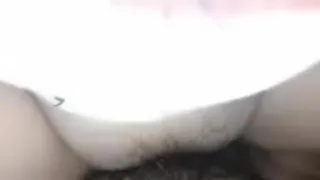She was so horny, she spread her pussy. An Asian gave her a cock to suck until her mouth was full of cum. He also stuck his cock into her clit, fucking her pussy with loud moans, making her extremely aroused. She masturbated twice and cummed. a lot