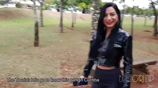 Sexy Brazilian whore sucks and fucks a horny Tourist