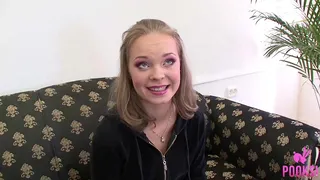 Perky Coed Bridget Loves Cock In Her Young Tight Pussy!
