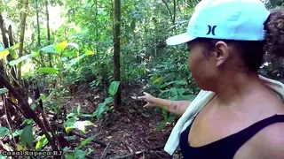 BITCH FUCKING A LOT IN THE MIDDLE OF THE WOODS