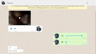 CHAT LEFT ON WHATSAPP WITH PICTURES OF BITCHING AND BECAME FAMOUS IN THE CITY WHERE HE LIVES IN RIO GRANDE DO SUL