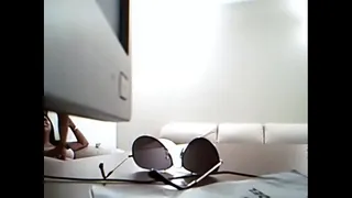 Naughty Kim in Pedro Cisneros' Office