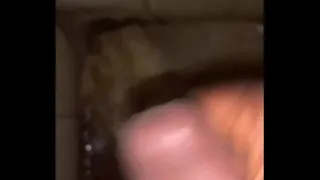 Masturbating