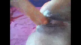 Amateur anal toying