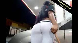 ass at the gas station