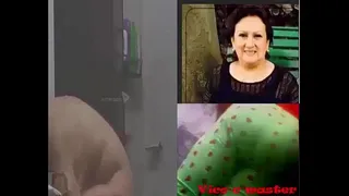 Spying on a slut in the shower