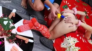 Try To WIN ORGASM in Wheel OF Dildos