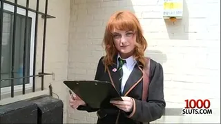Redhead anal and tied