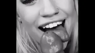 Blowjob and licking balls