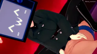 Tv Woman wants to relax but ends up in a hot fuck at the love hotel