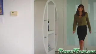 Redhead MILF screws her stepdaughter