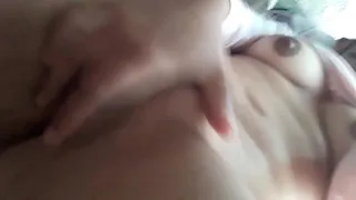 Rich woman touching herself