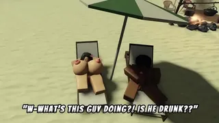 Getting POUNDED on ROBLOX by a BBC!
