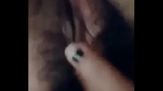 Mexican girl touching herself very nicely