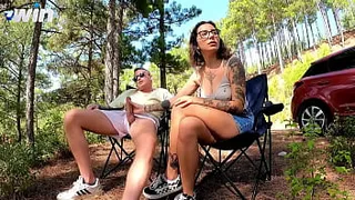 Risky public Anal in the Mountains!