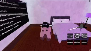 Roblox big booty latina bitch got BBC'ed and creampied