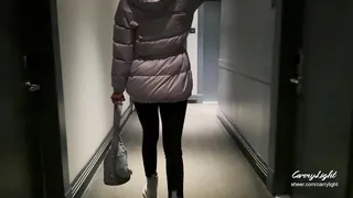 Stepmother and stepson share a bed in a hotel room