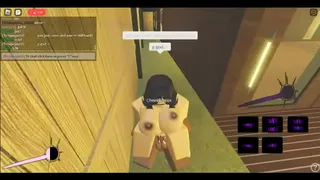roblox whore taking huge black cock outside