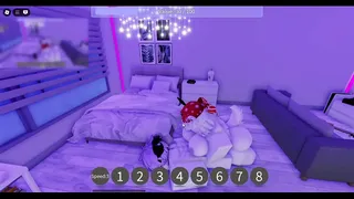 fucking with cute fan on roblox