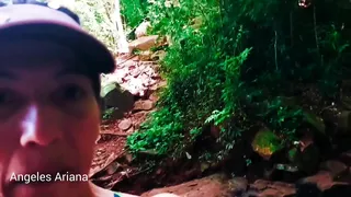 Outdoor sex. True story! Risky sex. Trekking in Salto Mariposa, Pto. Iguazú Misiones, I meet a missionary. I asked him for an anal favor.