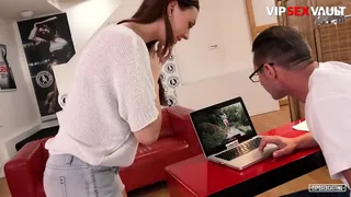 VIP SEX VAULT - Morgan Rodriguez - Sexy Big Tits Chick Rough Sex On Casting