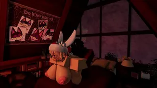 Santa's bunny gets a gift