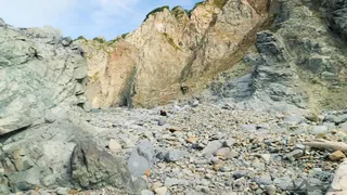 He decided that I was a Whore=( On the BEACH I was masturbating my Pussy, and then a Stranger appeared! XSanyAny