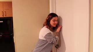 Latina girl roleplaying in willing vore