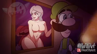 Mario in search of Peach's ass - [Animation by NotTkArt]