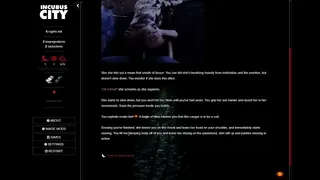 My first part play through of Incubus City