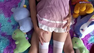 Just rub it all over me, but please don't go inside