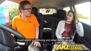 Fake Driving School college teen wants to learn how to drive but first needs to learn how to handle the stick