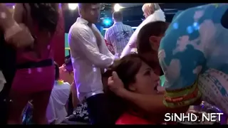 Women are having wild fun tasting different hard schlongs