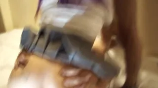 The sluttiest of the school, fucking to pass the subject