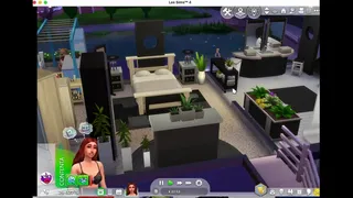 Pretty redhead and acquaintance neighbor- Sims 4
