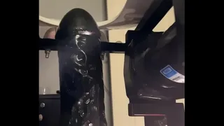 Cyclops dildo give me a rubber ass
