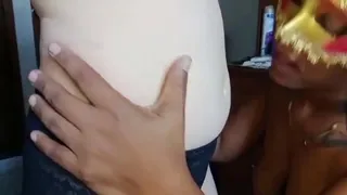 BLACK BIG ASS DANCES SENSUALLY WITH WHITE LADY
