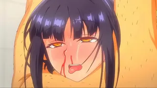 Busty young woman gives very good blowjobs and sitting