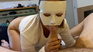 Hot Latina brunette with beautiful feet gets fucked by Amandate while her husband works. He fucks her ass and cums on her pubes