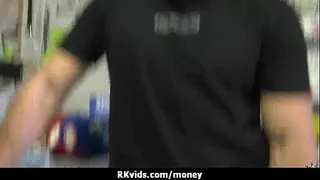 Sexy wild chick gets paid to fuck 12