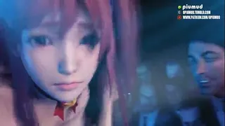 Honoka in strip club