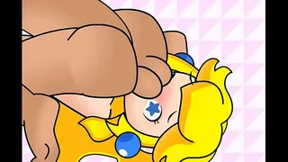 Minus8 Princess Peach and Mario face fuck - p..com