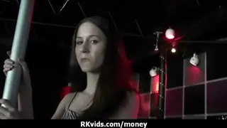 Sexy wild chick gets paid to fuck 15
