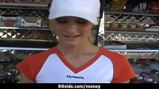 Sexy wild chick gets paid to fuck 15