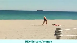 Busty amateur listens to the Money Talk 7
