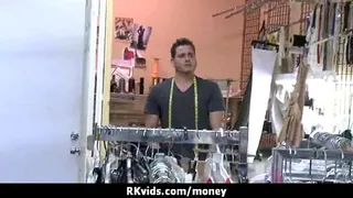 Sexy wild chick gets paid to fuck 2